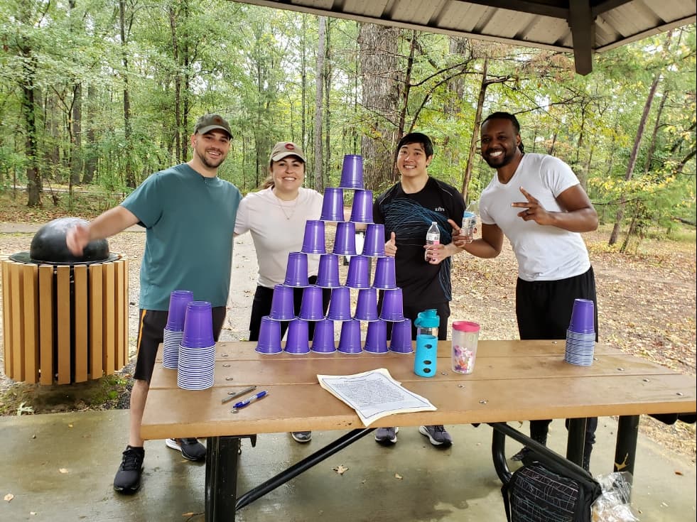 Family Medicine residents take part in team building activity